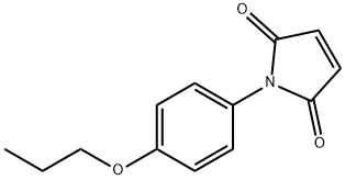 1-(4-丙氧基苯基)-2,5-二氢-1H-吡咯-2,5-二酮 结构式