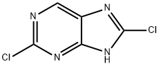 2,8-二氯-9H-嘌呤, 89166-91-6, 结构式