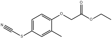 89170-30-9 ethyl 2-(2-methyl-4-thiocyanatophenoxy)acetate