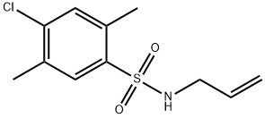 N-allyl-4-chloro-2,5-dimethylbenzenesulfonamide Structure
