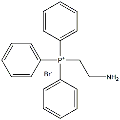 Phosphonium, (2-aminoethyl)triphenyl-, bromide 化学構造式