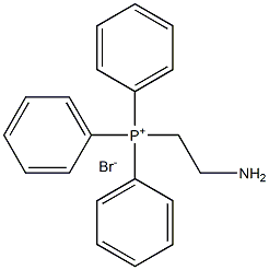 Phosphonium, (2-aminoethyl)triphenyl-, bromide Structure