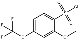 2-甲氧基-4-(三氟甲氧基)苯磺酰氯, 905077-08-9, 结构式