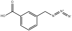 3-(Azidomethyl)benzoic acid 结构式