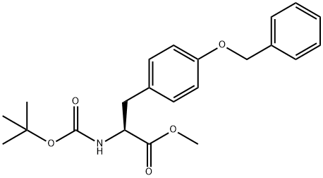 methyl 3-(4-(benzyloxy)phenyl)-2-((tert-butoxycarbonyl)amino)propanoate,907945-10-2,结构式