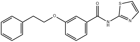3-(2-phenylethoxy)-N-(1,3-thiazol-2-yl)benzamide Structure