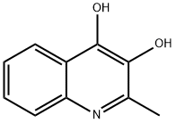 2-Methyl-3,4-quinolinediol Structure