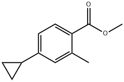 4-环丙基-2-甲基苯甲酸甲酯,909698-09-5,结构式