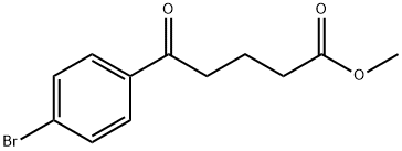 5-(4-bromophenyl)-5-oxopentanoic acid methyl ester Structure