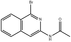 Acetamide,N-(1-bromo-3-isoquinolinyl)- Structure