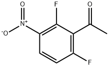 1-(2,6-Difluoro-3-nitro-phenyl)-ethanone 结构式