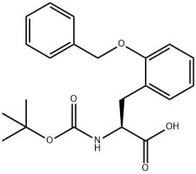 N-BOC-DL-2-苄氧基苯丙氨酸, 913952-72-4, 结构式