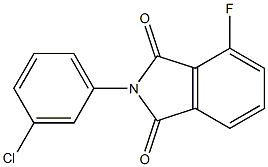 2-(3-chlorophenyl)-4-fluoroisoindole-1,3-dione Structure
