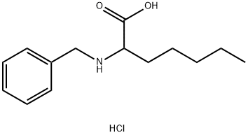 N-苄基-RS-2-氨基庚酸盐酸盐, 919789-45-0, 结构式