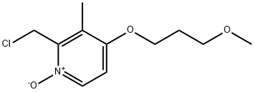 2-chloromethyl-3-methyl-4-(3-methoxypropoxy)pyridine-1-oxide Structure