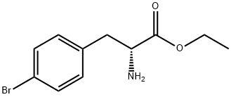 D-4-溴苯丙氨酸乙酯, 924911-45-5, 结构式