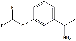 1-[3-(difluoromethoxy)phenyl]ethan-1-amine Struktur