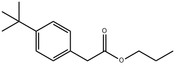 4-叔丁基苯基乙酸丙酯,92729-55-0,结构式
