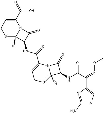 头孢唑肟杂质, 929101-91-7, 结构式
