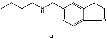 [(2H-1,3-benzodioxol-5-yl)methyl](butyl)amine hydrochloride Struktur