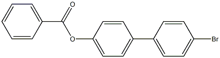 [4-(4-bromophenyl)phenyl] benzoate Struktur