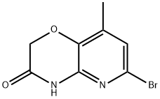 6-Bromo-8-methyl-4H-pyrido[3,2-b][1,4]oxazin-3-one Struktur