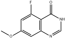 5-Fluoro-7-methoxyquinazolin-4(3H)-one Struktur