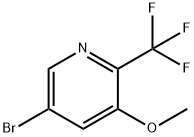 5-BROMO-3-METHOXY-2-(TRIFLUOROMETHYL)PYRIDINE 结构式