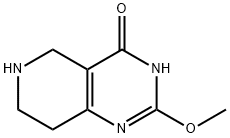 2-methoxy-5,6,7,8-tetrahydropyrido[4,3-d]pyrimidin-4-ol 结构式