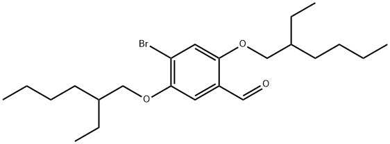 4-bromo-2,5-bis((2-ethylhexyl)oxy)benzaldehyde Structure