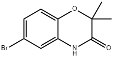 6-bromo-2,2-dimethyl-4H-benzo[1,4]oxazin-3-one Structure