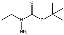 tert-butyl 1-ethylhydrazine-1-carboxylate Struktur