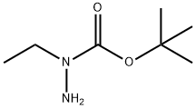 tert-butyl 1-ethylhydrazine-1-carboxylate Structure