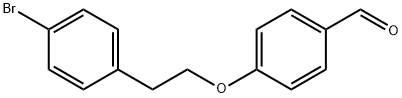 4-(4-Bromophenethoxy)benzaldehyde Struktur