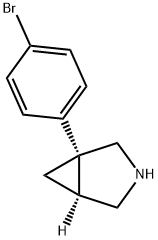 (1R,5S)-1-(4-bromophenyl)-3-azabicyclo[3.1.0]hexane hydrochloride Struktur