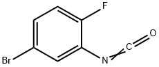 5-bromo-2-fluorophenylisocyanate Structure