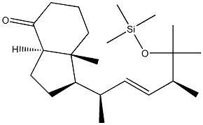 (1R,3aR,7aR)-1-((2R,5S,E)-5,6-dimethyl-6-
((trimethylsilyl)oxy)hept-3-en-2-yl)-7a-
methyloctahydro-4H-inden-4-one