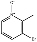 3-bromo-2-methylpyridine 1-oxide Struktur
