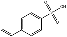 Benzenesulfonic acid, 4-ethenyl- Structure