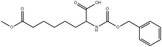 CBZ-RS-2-氨基辛二酸-8-甲酯, 98248-91-0, 结构式