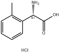 S-2-甲基苯甘氨酸盐酸盐, 1004980-56-6, 结构式