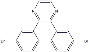 6,11-dibromo-1,4-diazatriphenylene Structure