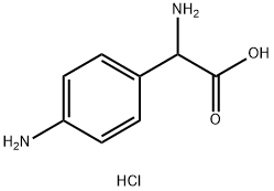DL-4-Amino-Phenylglycine 2HCl Structure