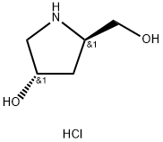 (3S,5R)-5-(HYDROXYMETHYL)PYRROLIDIN-3-OL HCL Structure