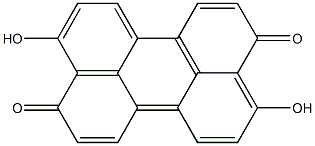 4,10-ジヒドロキシペリレン-3,9-ジオン 化学構造式