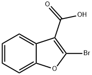 2-BROMO-1-BENZOFURAN-3-CARBOXYLIC ACID Struktur
