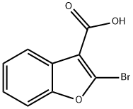 2-BROMO-1-BENZOFURAN-3-CARBOXYLIC ACID 结构式