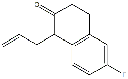 1-Allyl-6-fluoro-3,4-dihydro-1H-naphthalen-2-one,1027951-73-0,结构式