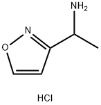 1-(1,2-OXAZOL-3-YL)ETHAN-1-AMINE HYDROCHLORIDE Structure