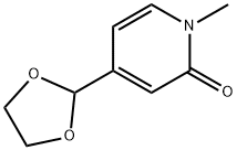4-[1,3]Dioxolan-2-yl-1-methyl-1H-pyridin-2-one Structure